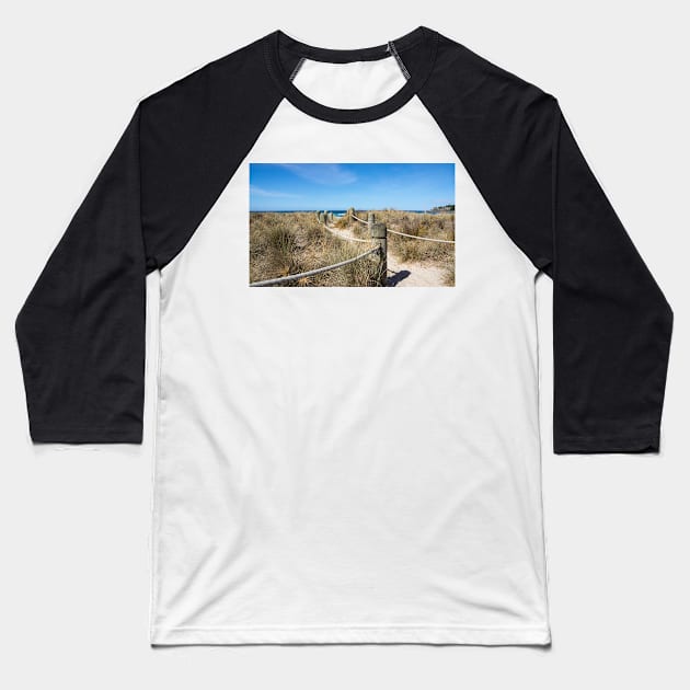 sand path Baseball T-Shirt by sma1050